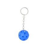 Maxbell 2xPickleball Keychain Portable Pickleball Bag for Backpack Hoilday Handbag blue