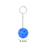 Maxbell 2xPickleball Keychain Portable Pickleball Bag for Backpack Hoilday Handbag blue