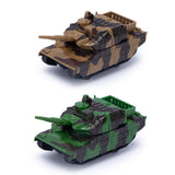 Maxbell 2xPull Back Tank Model Toy Realistic Kids Tank for 3-7 Years Old Kids Gift