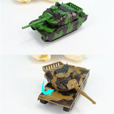 Maxbell 5xPull Back Tank Model Toy Realistic Kids Tank for 3-7 Years Old Kids Gift