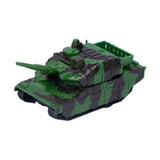 Maxbell 5xPull Back Tank Model Toy Realistic Kids Tank for 3-7 Years Old Kids Gift