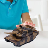 Maxbell 2xPull Back Tank Model Toy Realistic Kids Tank for 3-7 Years Old Kids Gift