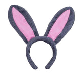 Maxbell 2xBunny Costume Set Cosplay Ears Headband for Easter Themed Parties Carnival