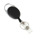 Maxbell 2xRetractable Keyring Elastic Multifunctional Durable for Backpack Purpse Bags Black