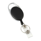 Maxbell 3xRetractable Keyring Elastic Multifunctional Durable for Backpack Purpse Bags Black