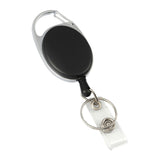 Maxbell 3xRetractable Keyring Elastic Multifunctional Durable for Backpack Purpse Bags Black
