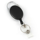 Maxbell 3xRetractable Keyring Elastic Multifunctional Durable for Backpack Purpse Bags Black