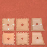 Maxbell Pottery Clay Ribs Modeling for Pottery Enthusiast Professionals Carving Clay 6pcs