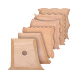 Maxbell Pottery Clay Ribs Modeling for Pottery Enthusiast Professionals Carving Clay 6pcs