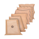Maxbell Pottery Clay Ribs Modeling for Pottery Enthusiast Professionals Carving Clay 6pcs