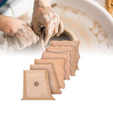 Maxbell Pottery Clay Ribs Modeling for Pottery Enthusiast Professionals Carving Clay 6pcs