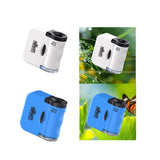 Kids Portable Microscope Education Toy Small Mini Microscope Toy for Science White