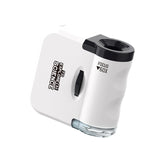 Kids Portable Microscope Education Toy Small Mini Microscope Toy for Science White