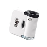 Kids Portable Microscope Education Toy Small Mini Microscope Toy for Science White