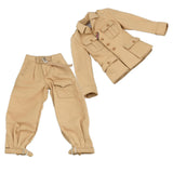 Maxbell 2 Pieces 1/6 Scale Uniform Full Set Costume for 12" Dress up Male Figures