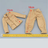 Maxbell 2 Pieces 1/6 Scale Uniform Full Set Costume for 12" Dress up Male Figures