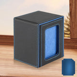 Maxbell Card Deck Box Organizer for Baseball Card Collectible Cards Collection Cards Blue