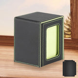 Maxbell Card Deck Box Organizer for Baseball Card Collectible Cards Collection Cards Green