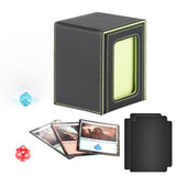 Maxbell Card Deck Box Organizer for Baseball Card Collectible Cards Collection Cards Green