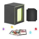 Maxbell Card Deck Box Organizer for Baseball Card Collectible Cards Collection Cards Green