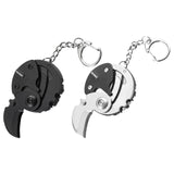 Maxbell Keychain Knife Key Accessories Compact Small Pocket for Office Outdoor black
