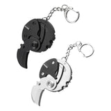 Maxbell Keychain Knife Key Accessories Compact Small Pocket for Office Outdoor black