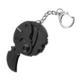 Maxbell Keychain Knife Key Accessories Compact Small Pocket for Office Outdoor black