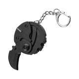 Maxbell Keychain Knife Key Accessories Compact Small Pocket for Office Outdoor black