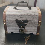 Maxbell Maxbell Wooden Box Piggy Bank Treasure Chest for Housewarming Wedding Children Gifts