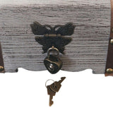Maxbell Maxbell Wooden Box Piggy Bank Treasure Chest for Housewarming Wedding Children Gifts