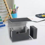 Maxbell Card Deck Case for Trading Cards PU Leather Folding Baseball Card Deck Case grey