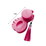 Maxbell Maxbell Calligraphy Ink Holder with Lid Pool Ink Well for Writings Paintings Drawing pink