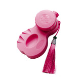Maxbell Maxbell Calligraphy Ink Holder with Lid Pool Ink Well for Writings Paintings Drawing pink