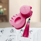 Maxbell Maxbell Calligraphy Ink Holder with Lid Pool Ink Well for Writings Paintings Drawing pink