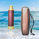 Maxbell Handheld Foldable Telescope Waterproof for View Watching Games Navigation Brown