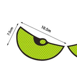 Maxbell Maxbell Big Eyes Car Sticker Cute Split Air Conditioning Sticker for Car Window Bike green