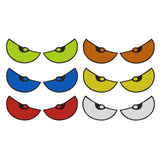 Maxbell Maxbell Big Eyes Car Sticker Cute Split Air Conditioning Sticker for Car Window Bike green