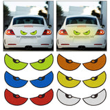Maxbell Maxbell Big Eyes Car Sticker Cute Split Air Conditioning Sticker for Car Window Bike green