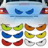 Maxbell Maxbell Big Eyes Car Sticker Cute Split Air Conditioning Sticker for Car Window Bike green