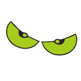 Maxbell Maxbell Big Eyes Car Sticker Cute Split Air Conditioning Sticker for Car Window Bike green