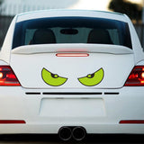 Maxbell Maxbell Big Eyes Car Sticker Cute Split Air Conditioning Sticker for Car Window Bike green