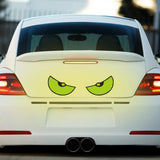 Maxbell Maxbell Big Eyes Car Sticker Cute Split Air Conditioning Sticker for Car Window Bike green