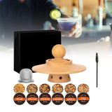 Maxbell Maxbell Cocktail Smoke Kits Wood Wooden Smoke Set for Home Hiking Outdoor