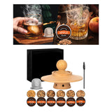 Maxbell Maxbell Cocktail Smoke Kits Wood Wooden Smoke Set for Home Hiking Outdoor