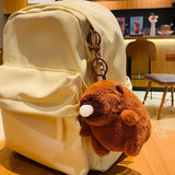 Maxbell Maxbell Capybara Plush Toy Keychain Cute Capybara Plush Doll for Family Lovers Gifts