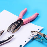 Maxbell Maxbell Hole Puncher Metal Manual Paper Punch for Stationery Binding DIY Craft Cards small round hole