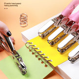 Maxbell Maxbell Hole Puncher Metal Manual Paper Punch for Stationery Binding DIY Craft Cards small round hole