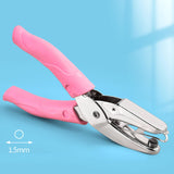 Maxbell Maxbell Hole Puncher Metal Manual Paper Punch for Stationery Binding DIY Craft Cards small round hole