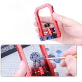 Maxbell Maxbell Handheld Vise Mould Reusable Adjustable Miniature Painting Mould Coloring Tool