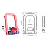 Maxbell Maxbell Handheld Vise Mould Reusable Adjustable Miniature Painting Mould Coloring Tool